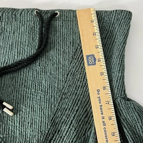 Kirkland Signature Jacquard Mockneck Cozy Pullover Women's M Green/Teal - Picture 10 of 12